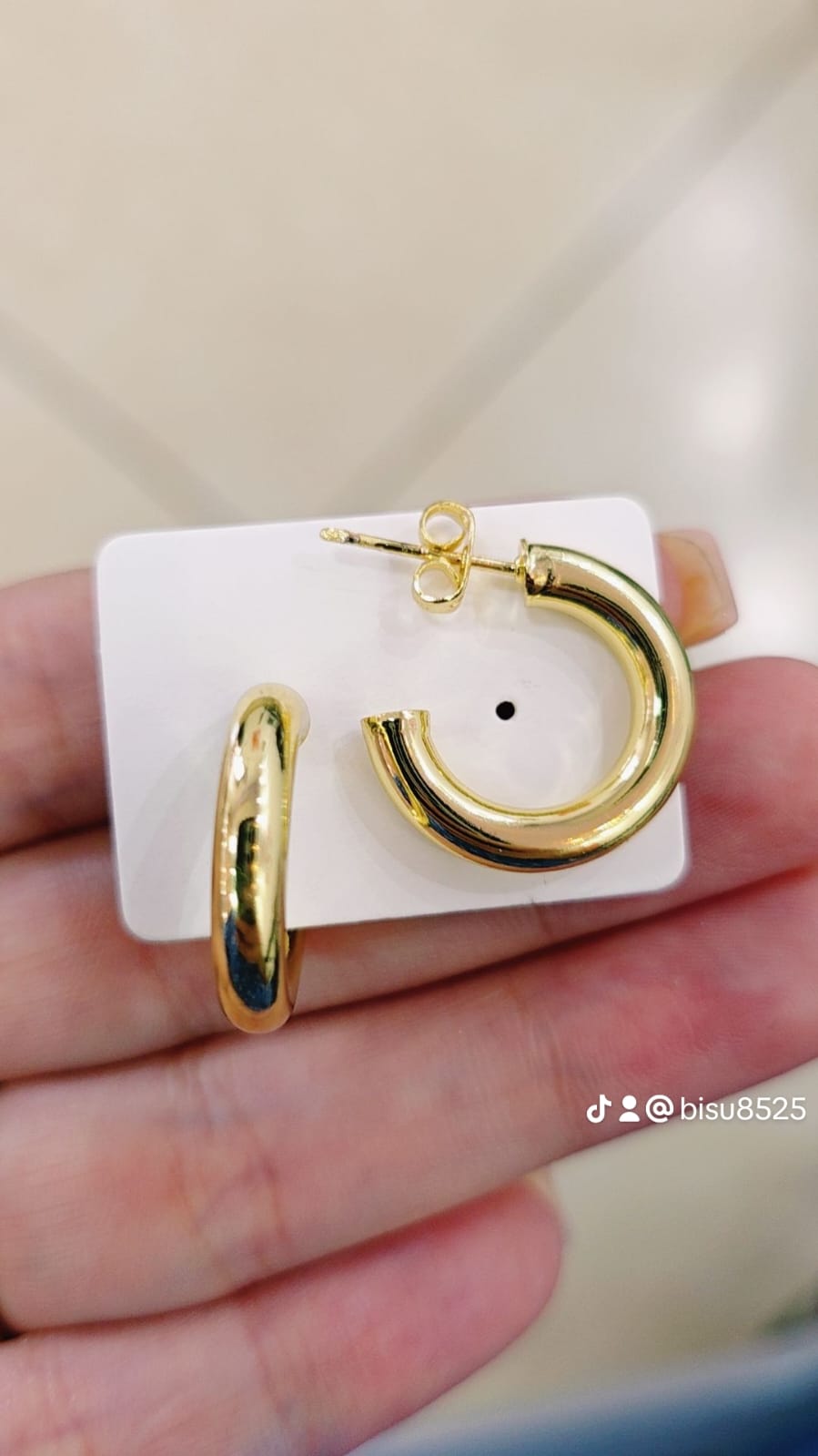 94960372 Aros en oro laminado 18k