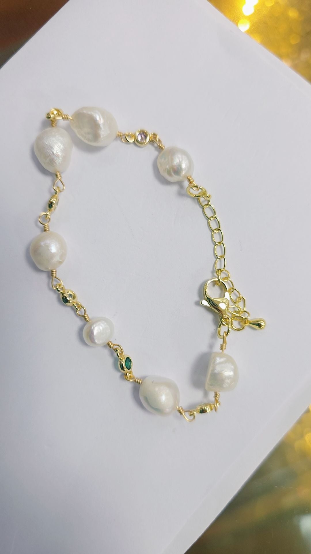 60266996 pulseras perlas de rio