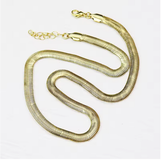 52654580 Conjunto snake en oro laminado 18k (3 Capas)