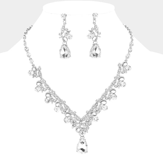 Set de Collar y pendientes en piedras