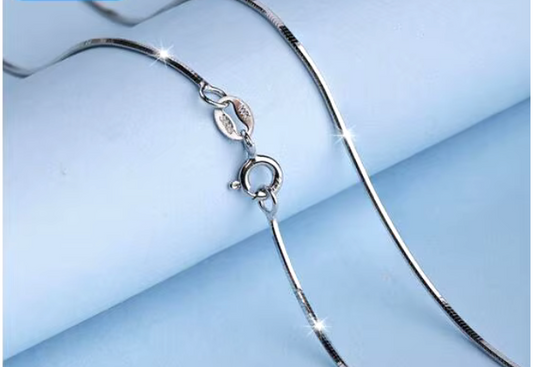 86491636 Cadena estilo snake en plata S925