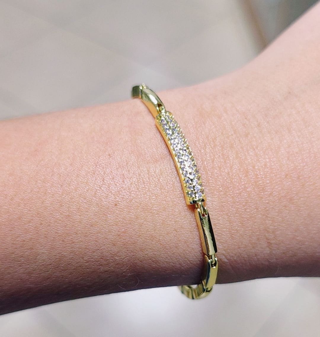 71207924 Pulsera con brillantes